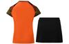 Li Ning Badminton Collection Two Piece Skirt Sets Women's V Neck Moderate Short AATQ028-4