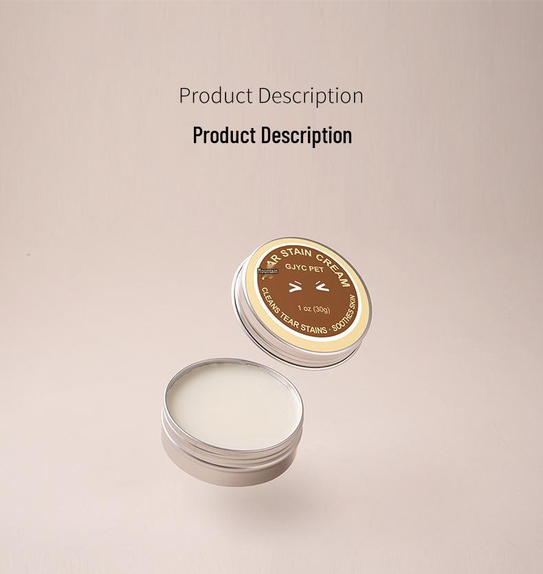 Tear Stain Remover Cream for Dogs & Cats: Gentle Eye Cleaner for Bichon Frise, Teddy & More