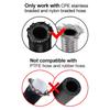 AN12 AN16 AN20 Swivel Hose End FittingS Fuel Hose Adapter For Stainless Steel Braided Hose Line Gas 90Degree Universal Aluminum