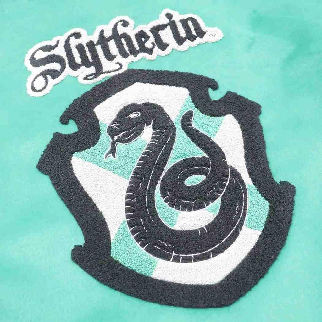 Marushin Stadionjacke Harry Potter Slytherin Logo WW Harry Potter Zauberwelt Hogwarts Universal USJ Verkleidungsartikel Stadionjacke Chara Pullover