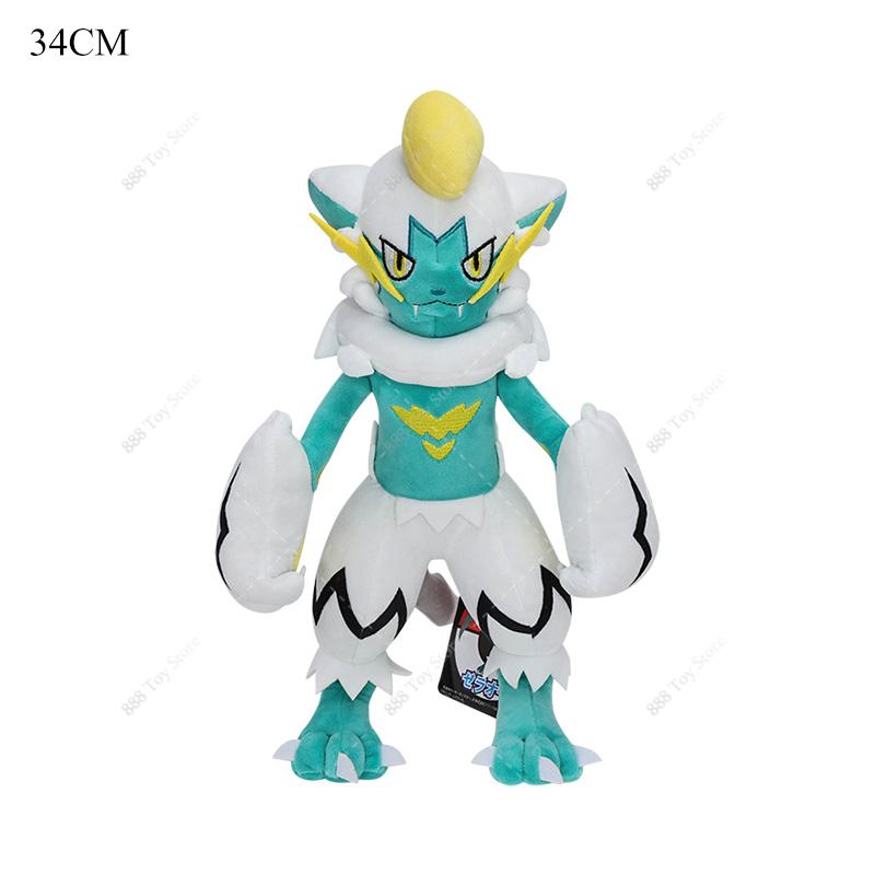 Pokemon Shiny Kyogre Cute Plush Toys Anime Lucario Greninja Furret Charizard Rayquaza Zapdos Exeggutor Stuffed Peluche Doll Gift