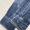 RRL Indigo Metal Button Shawl Collar Denim Shirt Tops M IndigoUsed