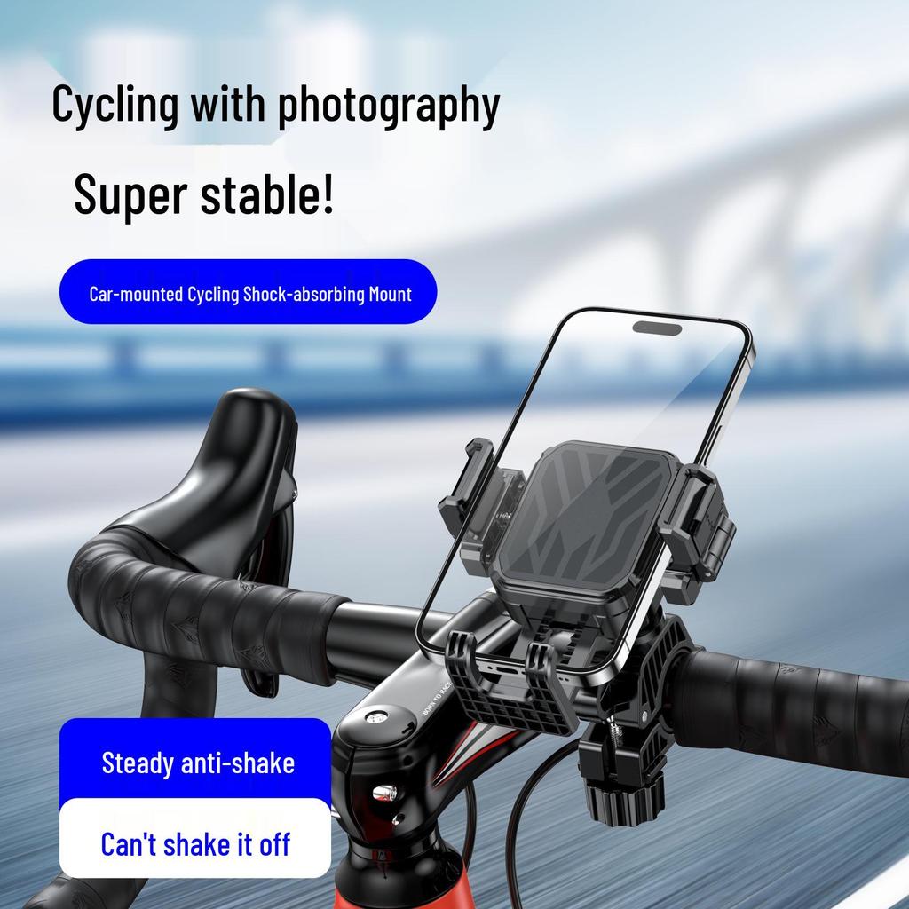 Shockproof & Vibration-proof Phone Holder for Bikes, Electric Scooters, & Motorcycles