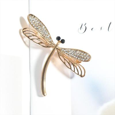 Delicate Dragonfly Insect Women Brooch Lapel Scarf Pin Fashion Jewelry Gift