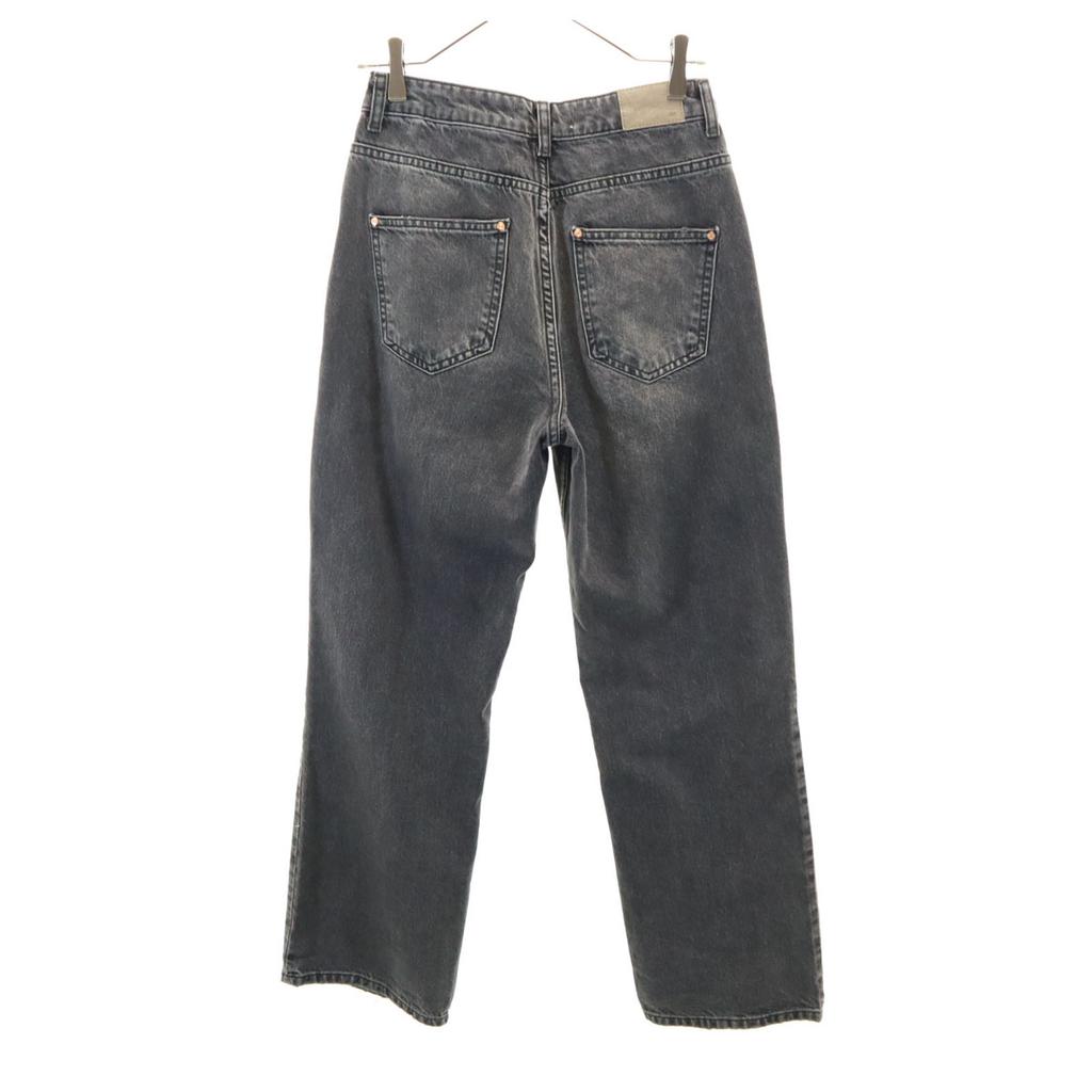 Zara Denimbukser 36 svarte jeans Dame Brukt