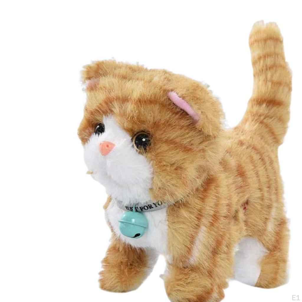 Meowing Kitten, Interactive Electronic Pet Toy, Versatile, Lightweight Birthday Gift with