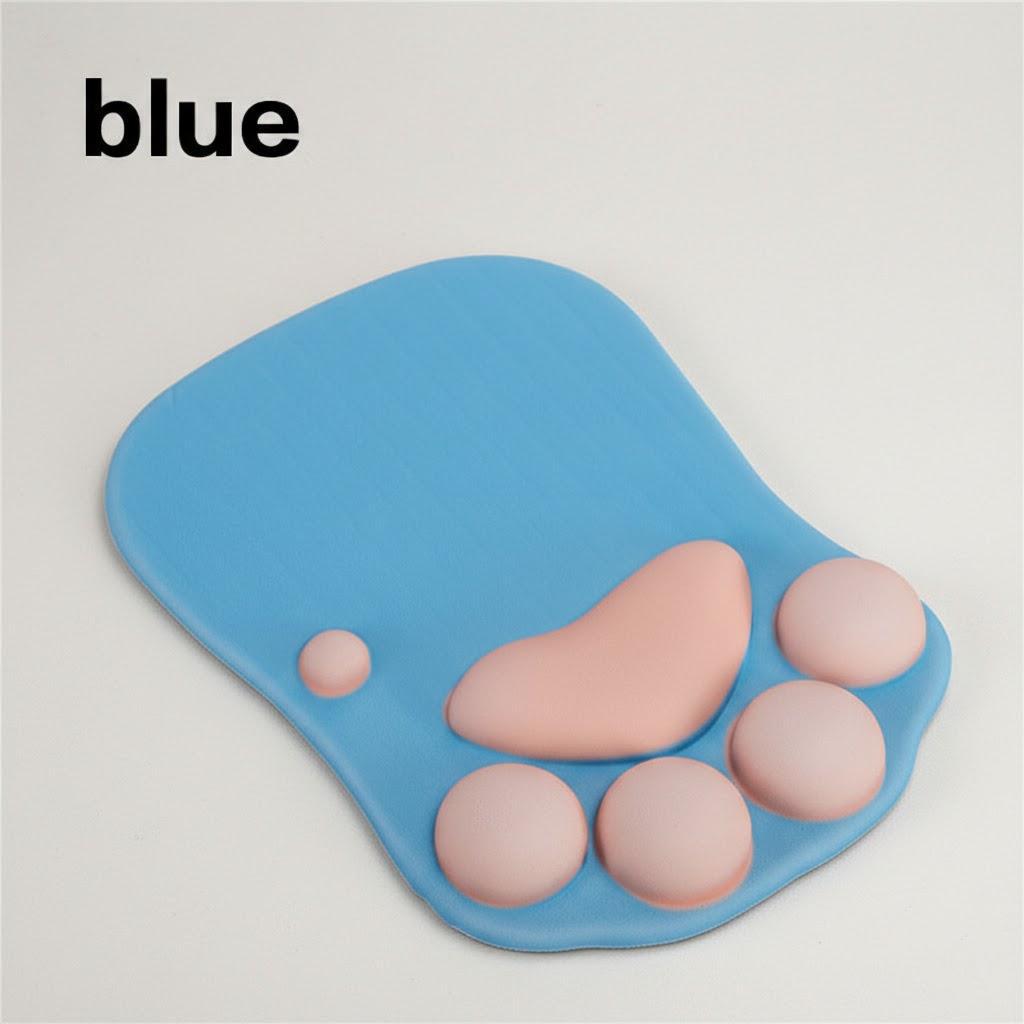 Cute Cat Paw Mouse Pad Silicone Wrist Rest for Computer Laptop Desk Accessories Non-Slip Gaming Mouse Mat