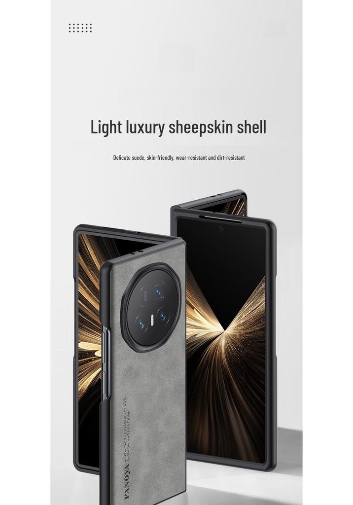 Compatible with Honor Magic V6 5G Foldable: Premium Suede Silicone Hard Case - Sleek Design for Men & Women