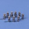 10Pcs Rc Airplane Boat Pushrod Metal Linkage Stopper Servo Connectors Adjustable Diameter 2.1Mm/1.8Mm/1.2Mm Helicopter Rc Boat
