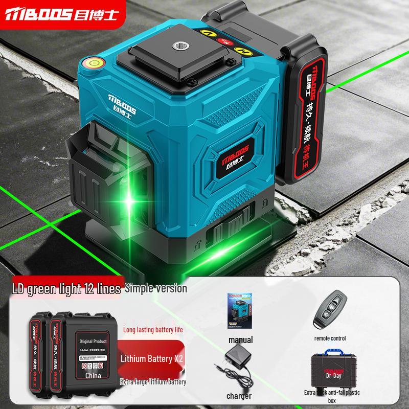 2025 High Precision Infrared Laser Level: Outdoor Automatic Leveling with Fine Line and Strong Light