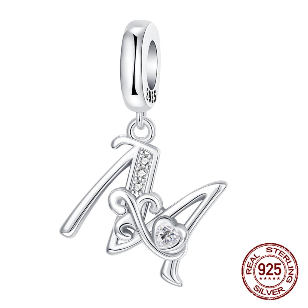 Charms Beads Copper Solid Color Letter Family Forever Tree Of Life Zircon Beads Fit Diy Bracelets Jewelry