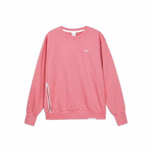 

Nike solid color crewneck casual long-sleeve sweatshirt for men college style XL розовый