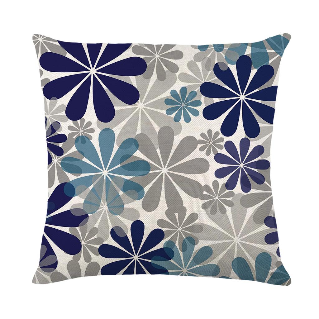 Wasserdichte, schmutzabweisende und ölabweisende Kissenbezüge, bedruckte Polyester- und Leinenkissen, Wohnzimmer Heimsofa Kissen