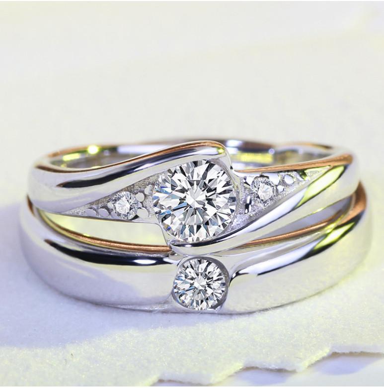 Elegant Fashion Women Jewelry Design Korean Open Luxury Couple Rings With Timeless Appeal