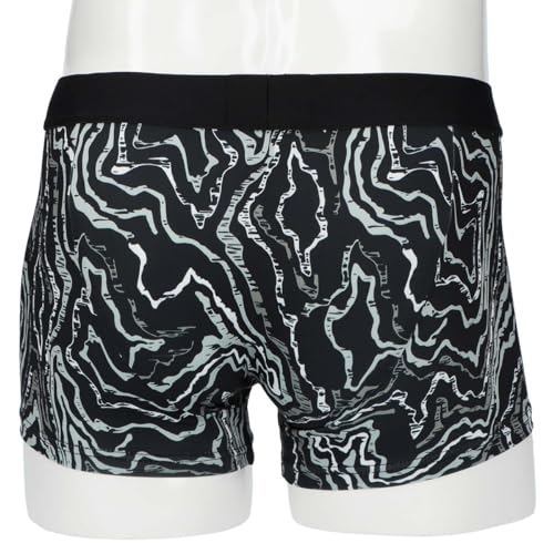 Emporio Armani ALL OVER PRINTED MICROFIBER Boxer Shorts, Front Closure, EU Size, Men's, Brand Name Underwear, Size S (EU Size), 54045350, 74. Violet