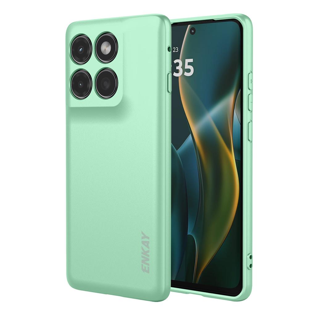 Für Motorola Edge (2025) 5G Silikonhülle ENKAY HAT PRINCE Gerade Kante Handy-Rückseite