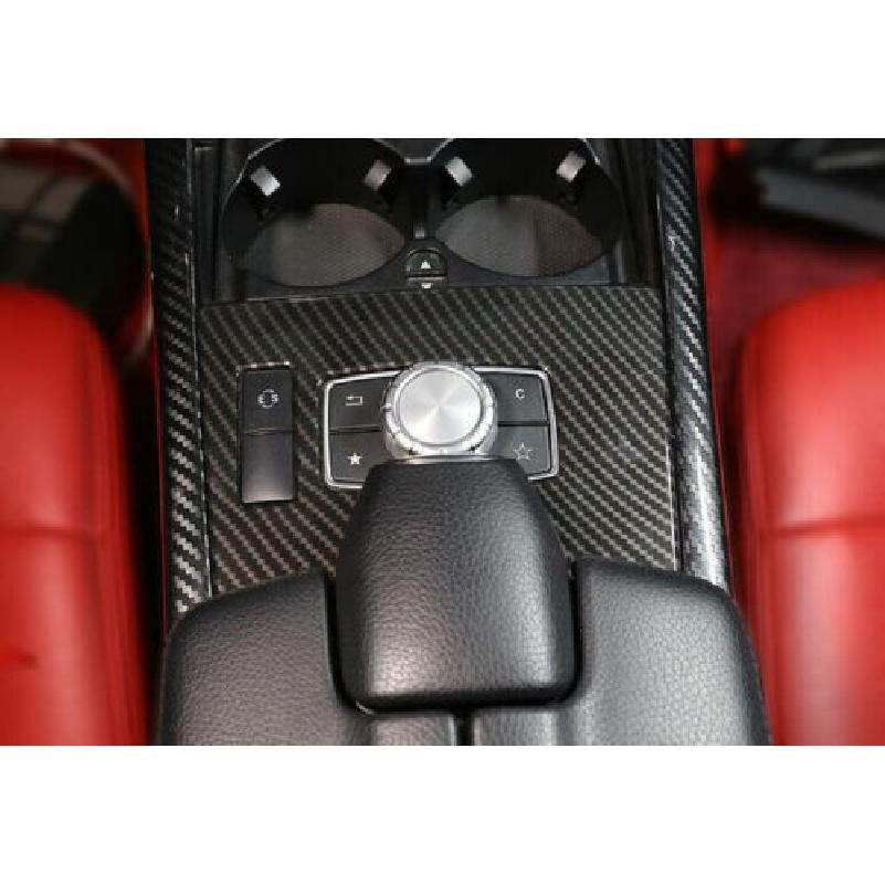 Carbon Fiber ABS Gear Shift Trim Central Console For Benz E-Class 2014-2015 1PCS