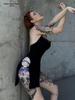 European/American Style 2026 Summer Halterneck Backless Bodycon Dress
