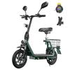 (EHS)Elektrická koloběžka TWOFISH M5 PRO-E se sedadlem a zadním košíkem, 500W motor, 48V 13Ah baterie, 12palcové pneumatiky, maximální rychlost 40 km/h