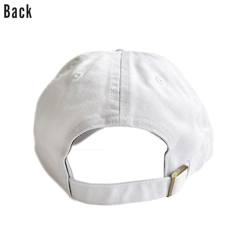 Forty Seven Yankees Cleanup Baseball Cap for Men and Women with White (White Logo)