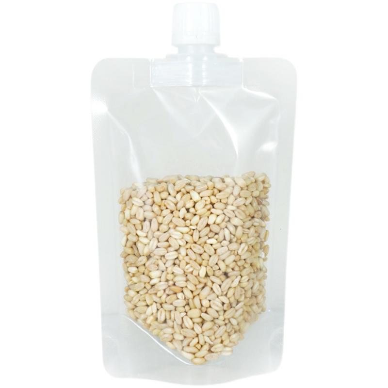 Large Transparent Spout Pouch for Cereal, Grain, Milk Tea, or Soy Milk Portioning and Sealing