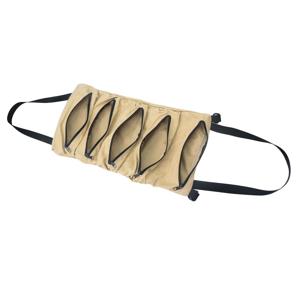 

Oxford Cloth Electrician Tool Bag Multifunctional Hanging Hardware Tool Bag Foldable Multi-pocket for Car Automotive Motorcycle хакі