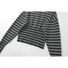 European & American Style 2025 Striped Cardigan Sweater & Shorts Set