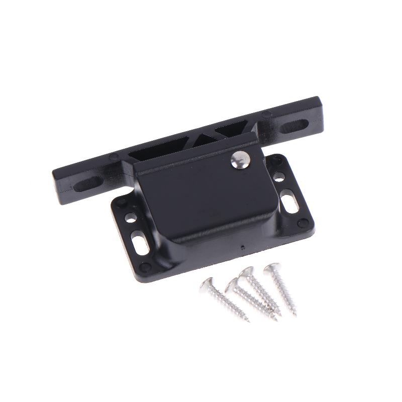 1 2 4er Set Push-Open Federhaken Schloss Schnalle Türfang ohne Griff Touch-Riegel für Küchen-Badezimmer-Schranktüren DIY Zubehör