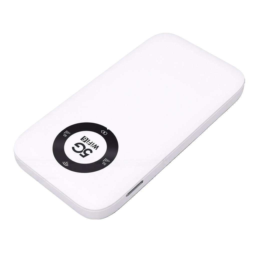 5G Mobile Hotspot 6000mAh 2Gbps High Speed Dual Band 2.4GHz 5GHz Portable WiFi 6 Router for Travel RVs Business Remote