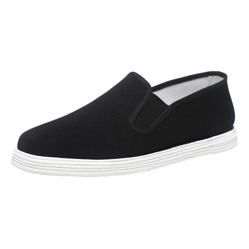 Old Beijing Cloth Shoes Men's 2025 Summer Lasagna Cloth Shoes with Soft Soles and Breathable Outer Wear, Lazy People Pedal Casual Shoes