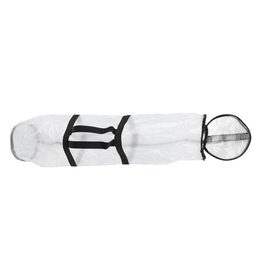 Gift Wrap Organizer PVC Waterproof Dust Proof Transparent 80x16cm Wrapping Paper Storage Bag