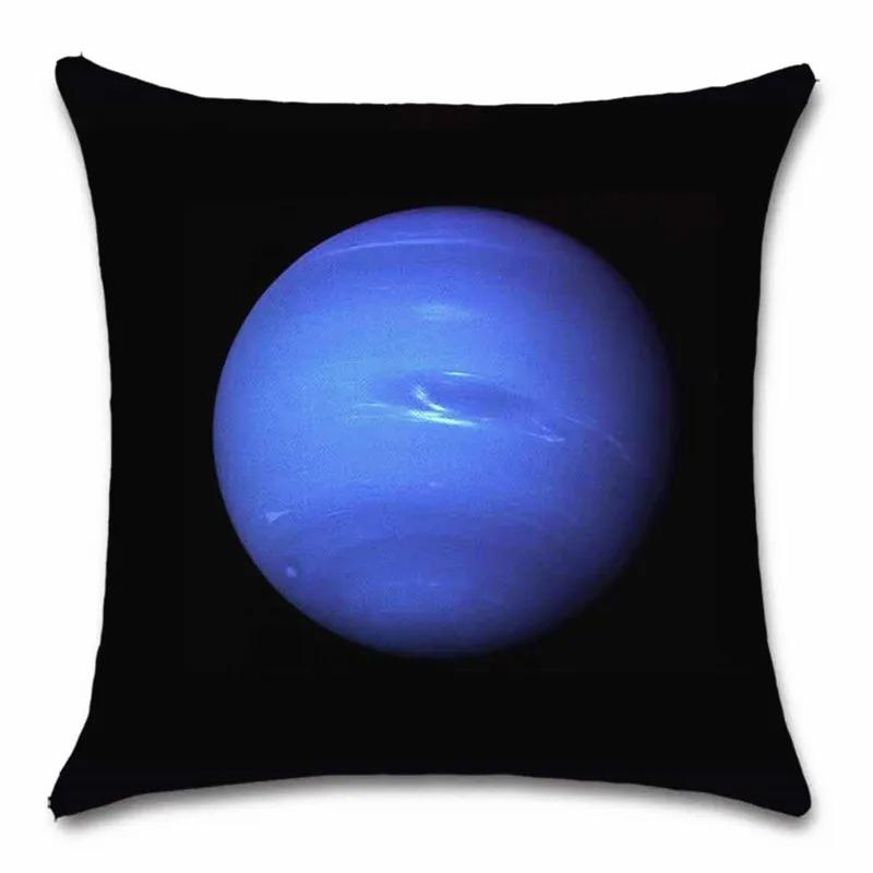 Sun and Planet Pattern Decorative Pillowcase Living Room Office Decoration Home Pillowcase