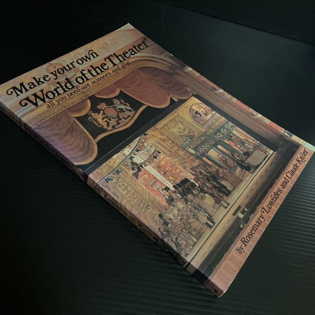 [USED] Paper craft book Make Your Own World of the Thea