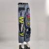 2605 Streetwear Ripped Jeans Women Multi-pocket Loose Fit Denim Trousers