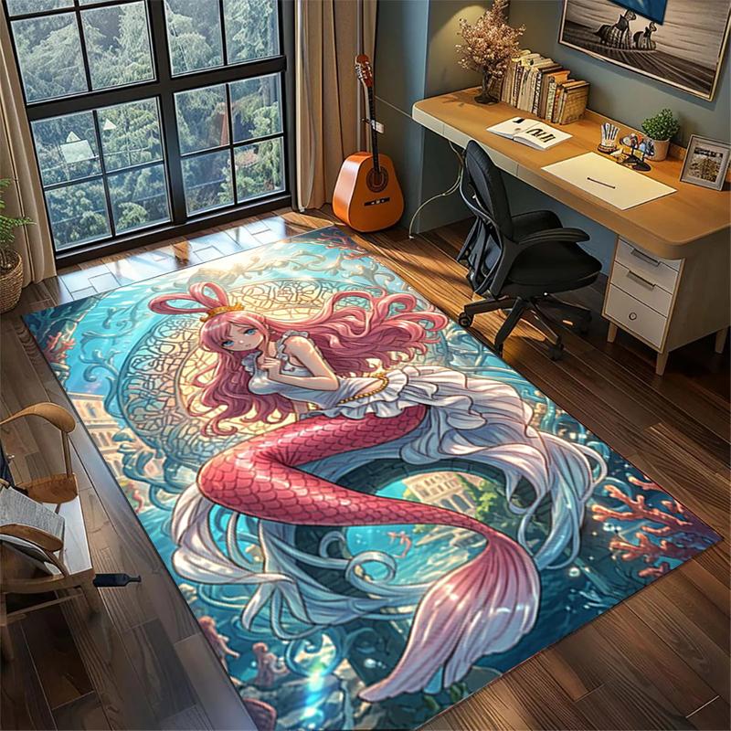 

Non Slip Washable ONE PIECE Carpet Large Area Rug Gamer Room Bedroom Home Decor kwq16 60x90cm