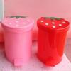 With Lid Garbage Container Strawberry Pop-Up Washable Wastebasket Trash Can Dustbin Trash Basket