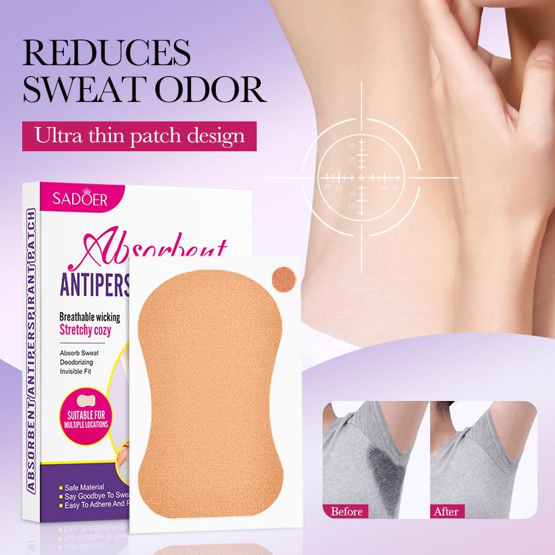 Moisture-absorbing and Antiperspirant Patches, Summer Armpit Antiperspirant and Antiperspirant Patches.