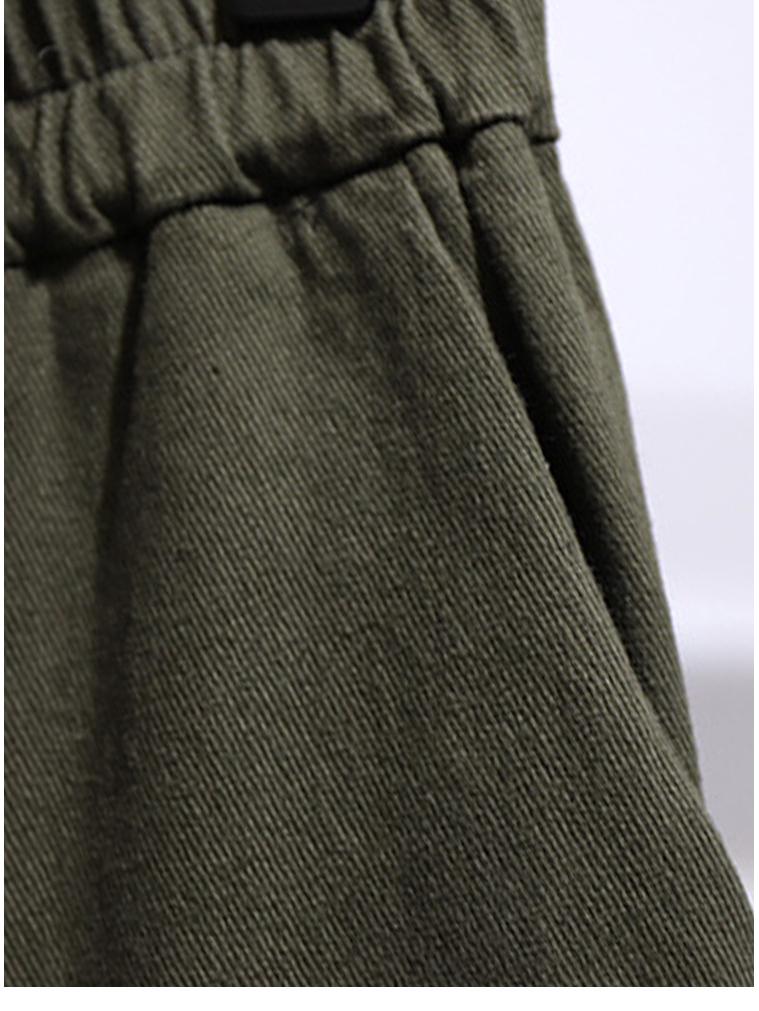 Plus Size Women's Sports Joggers, Elastic Waist, Loose Fit for 130-320 Jin, Spring/Autumn Long Pants