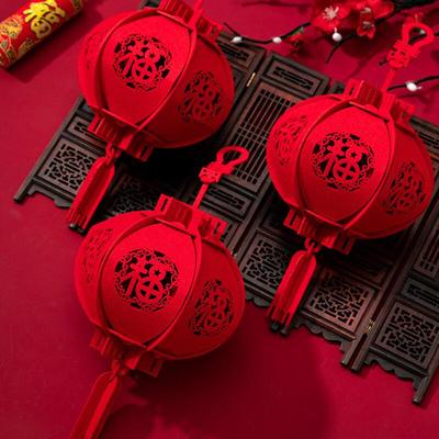 Chinese New Year Fu Lanterns & Wall Decor