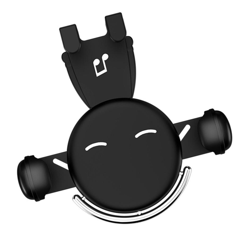Car Air Vent Phone Holder Vehicle Cell Phone Mount Universal Stand for All Autos Smartphones Black