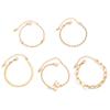 Versatile Butterfly Full Diamond Multi-layer Set Bracelet Women, Simple Cross Snake Bone Chain Bracelet, Jewelry