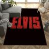 Elvis Presley Legend Area Rug Perfect for Study Room Entryway Kitchen Balcony Antislip Carpet Anime Office Decor Birthday/Christmas Gift
