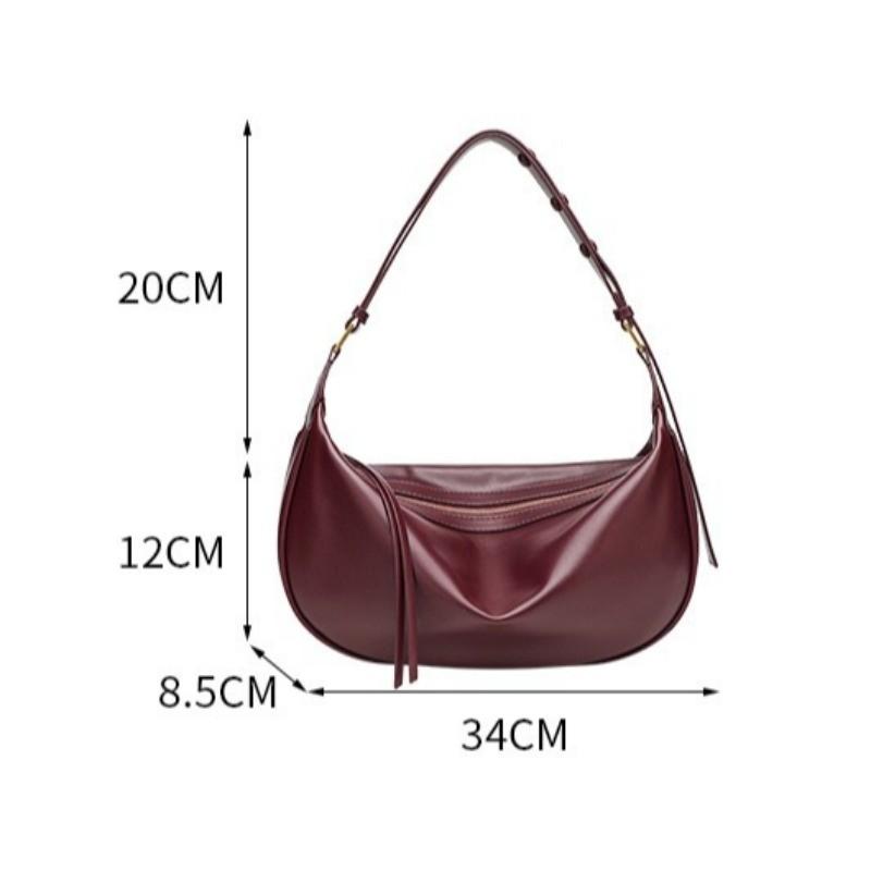 IELGY One-Shoulder All-Match Underarm Dumpling Bag Retro Female Bag