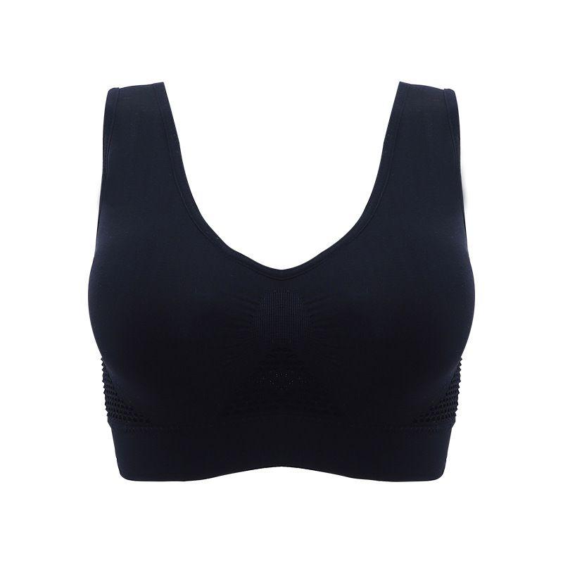Breathable Hollow Out Padded Sports Bra For Women In Plus Size For Yoga And Gym