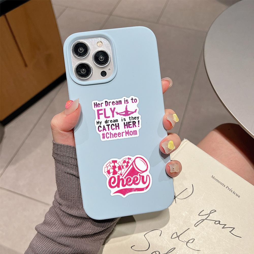 60 Cheer Cheerleading Graffiti Stickers Waterproof Suitcase Laptop Scooter Water Cup Stickers