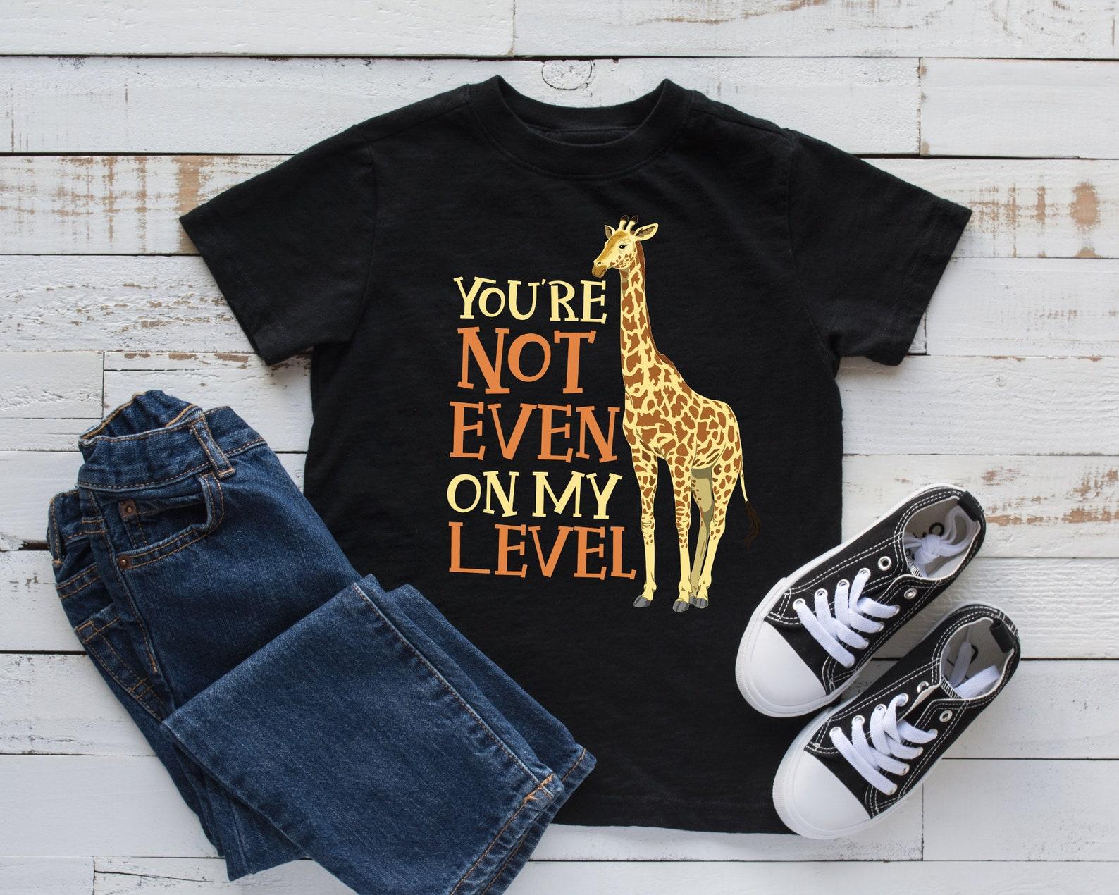 Funny Giraffe Shirt, Tall, Giraffe Kids Tee, Cute Zoo T-Shirt, Tank Top, T-shirt, T-shirt,T-shirt, Kids Tee Apparel Gift XL