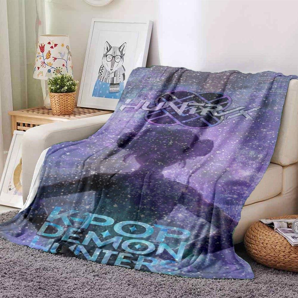

1pc Hunter X Kopo group - Themed Flannel Blanket - Suitable for Bed, Home Decor, Graduation Gifts, Easter, Back to School, ChristmasA45 80cmx120cm(31inx47in)