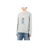 Polo Ralph Lauren FW22 Teddy Bear Letter Print Crewneck Sweatshirt Men Sweatshirt Gray 710853308-001