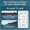 YZ For Model Y Juniper 2021-2026  Model YL 3 Highland Magnetic Sunshade Clips Car Glass Sun Visor Buckle Accessorie 3-8PCS