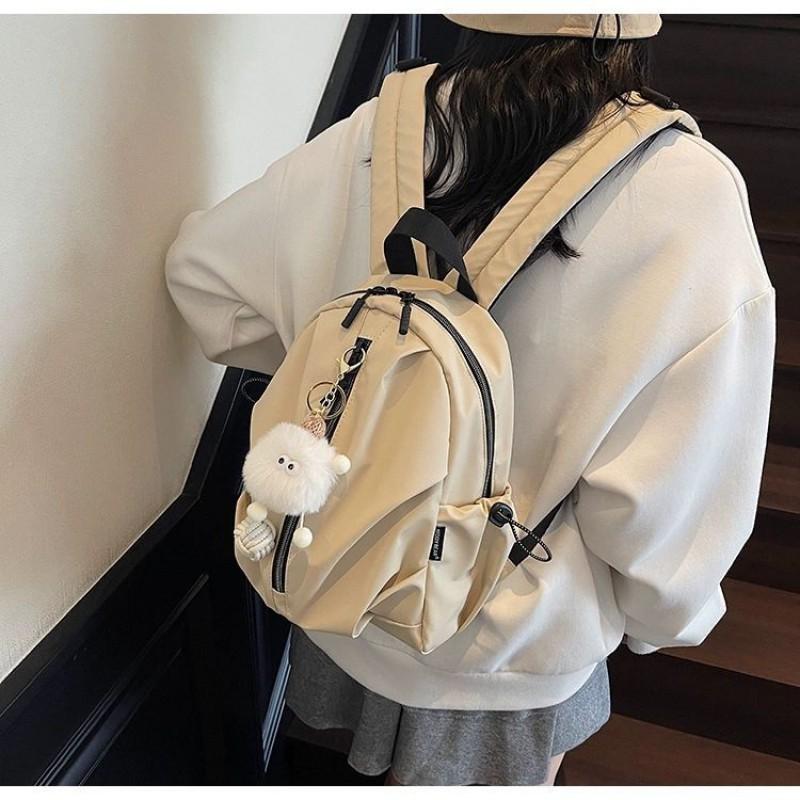 

Casual Large-capacity Nylon Fabric Women s Backpack Light All-matching Rear Mountaineering Fitness Bag Trendy single-packet